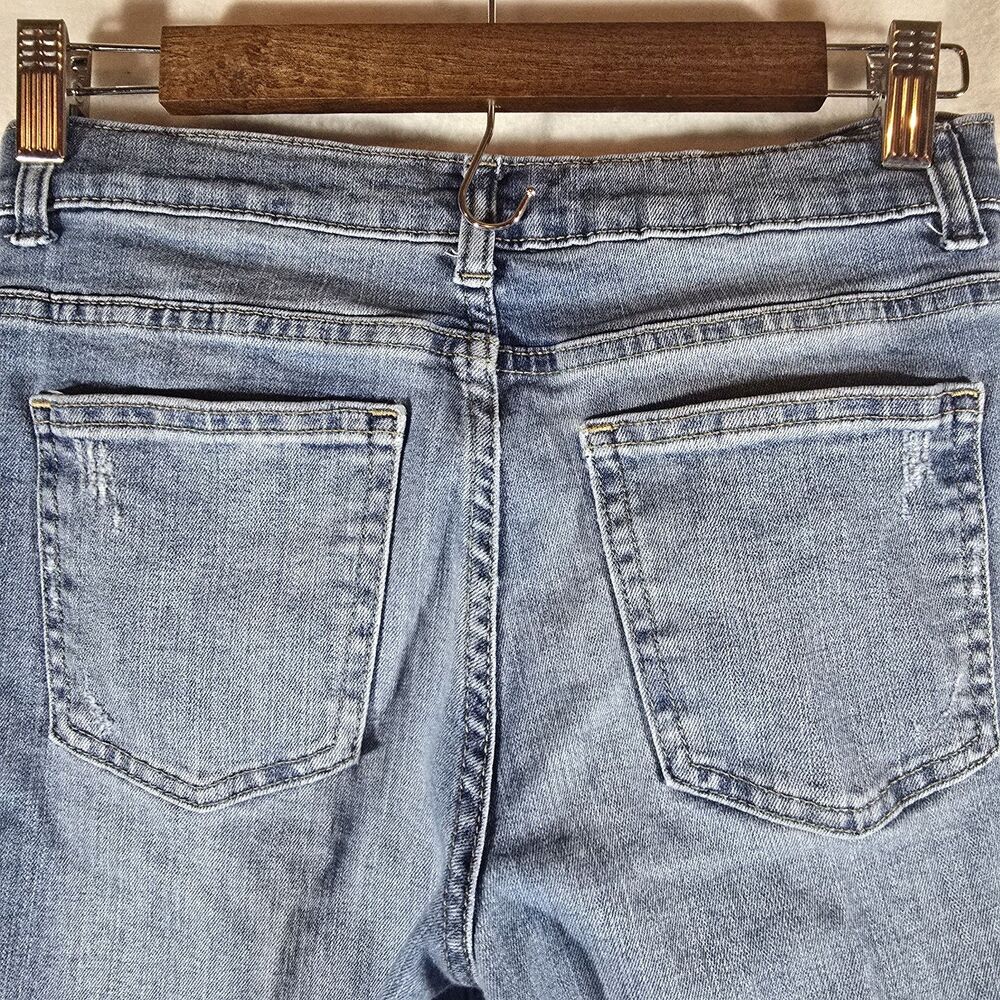 Wonder Nation Jeans Boys Youth Size 12 Straight Leg Med Wash Adjustable Waist - Picture 11 of 12